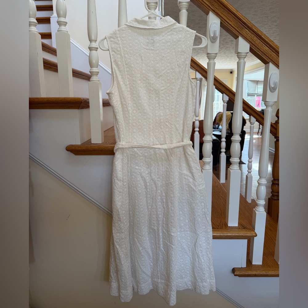Anne Klein Cream Sleeveless Midi Dress - Picture 3 of 3